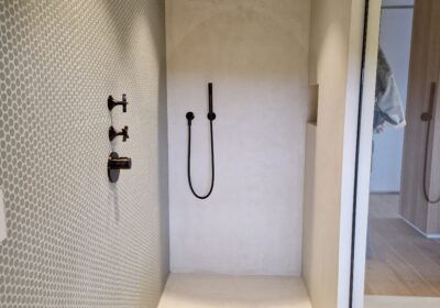douche béton ciré Liège