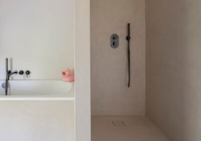 salle de bain beton cire