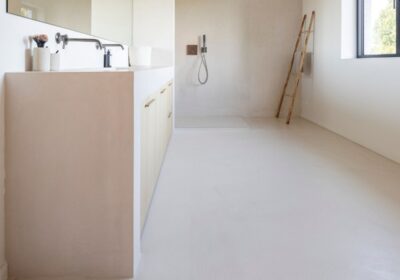 salle de bain betonciré mur et sol
